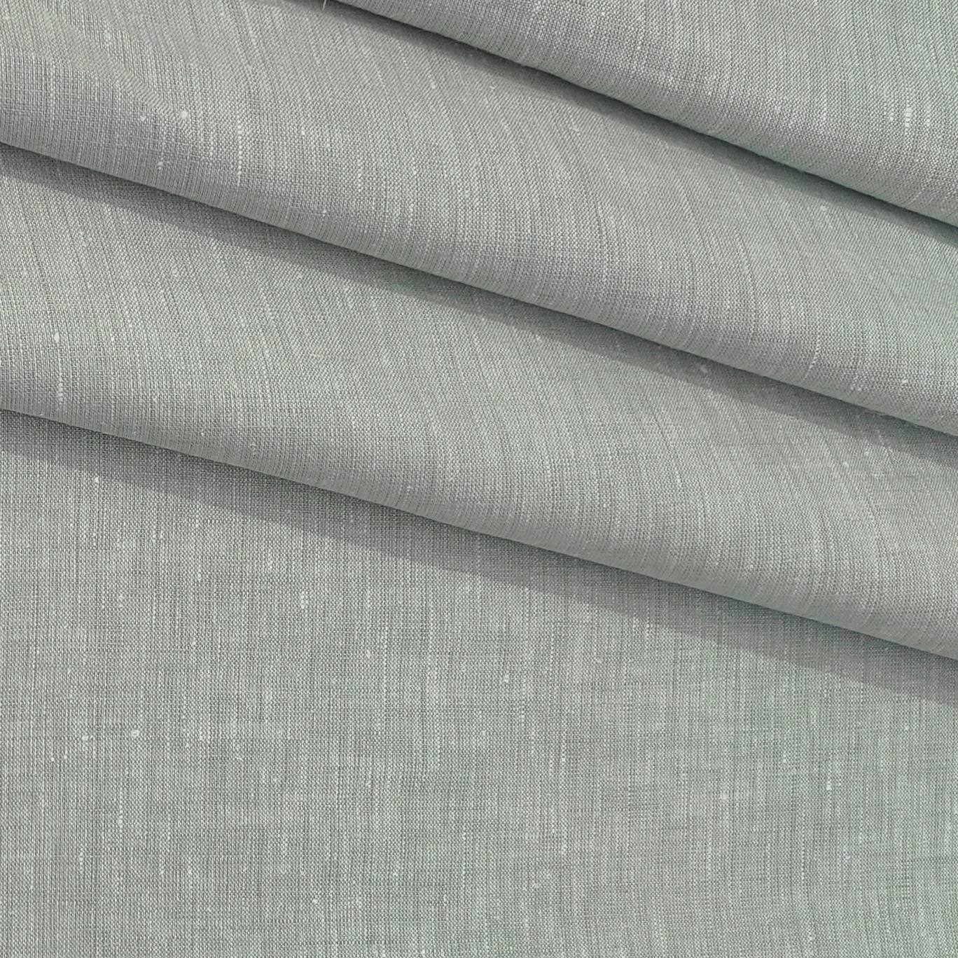 Shirt Fabric Donear 100% Premium Linen 60Lea Plain Colour Honeydew Green